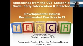 Approaches from the CVI Companion Guide - Developmental Issues: Recommended Practices in EI