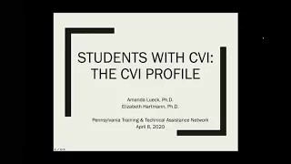 Students with CVI: The CVI Profile