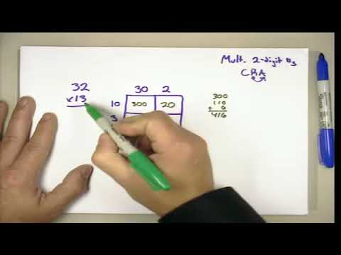 Multiplying 2-Digit Numbers (RA)