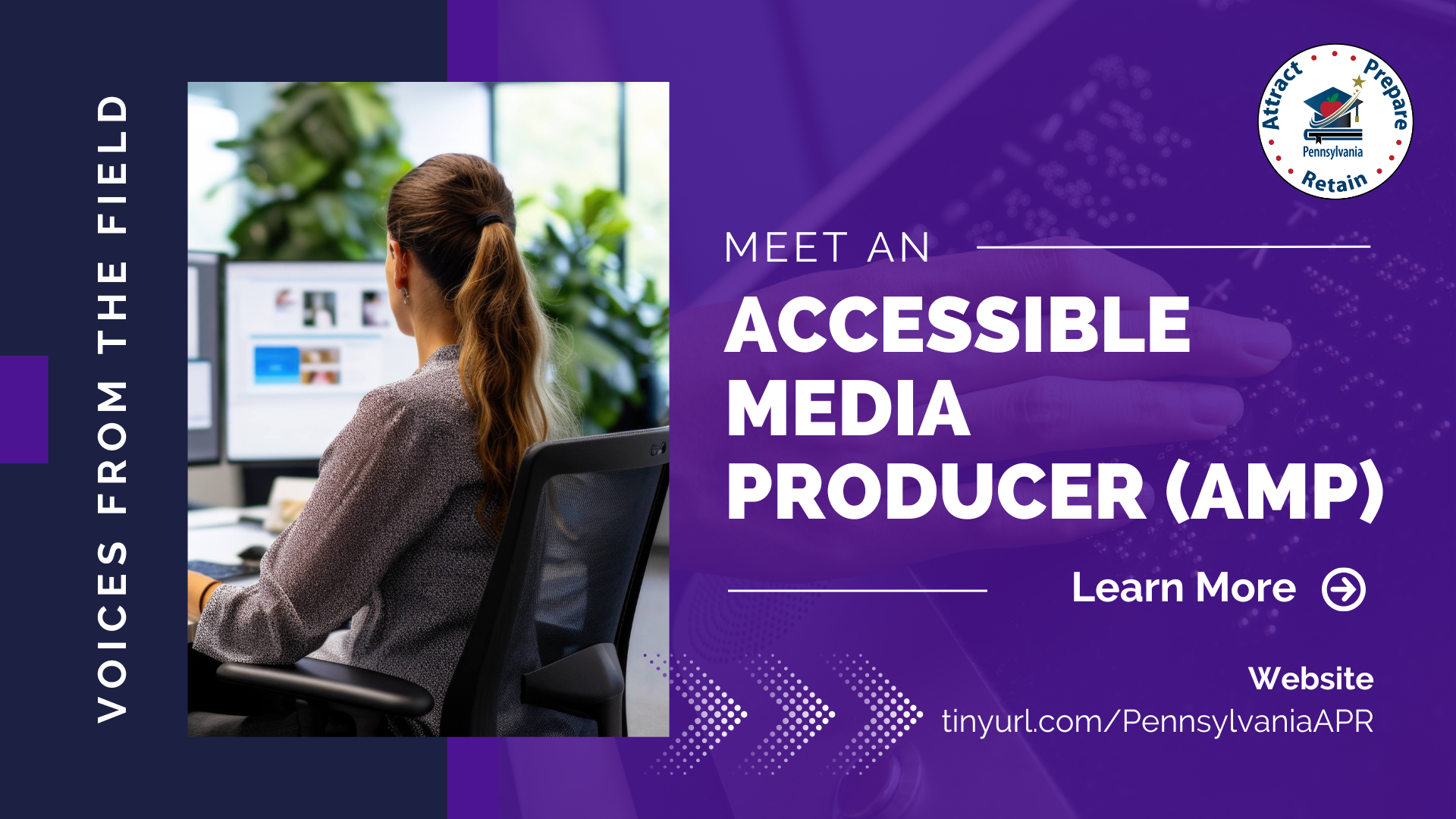 APR Voices from the Field: Meet an Accessible Media Producer (AMP)