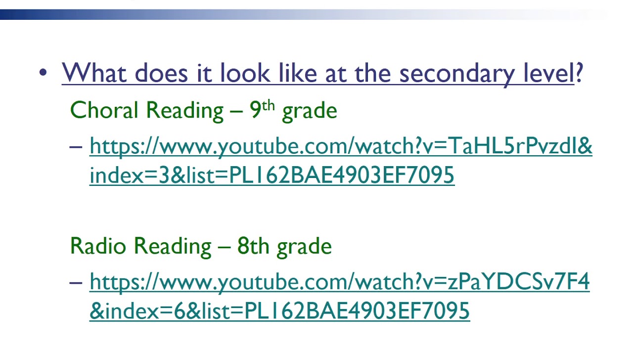 MTSS: Adopting and Implementing Evidence-Based Literacy Practices at the Secondary Level