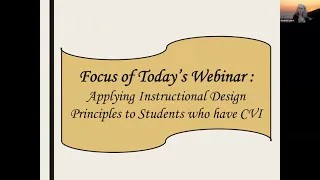 More On Intervention Approaches for Students Who Have CVI