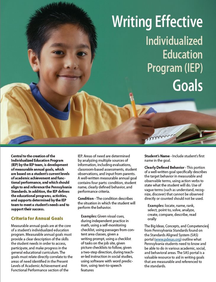 Writing Effective IEP Goals