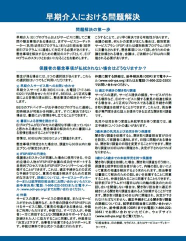 Problem Solving in Early Intervention (Japanese)